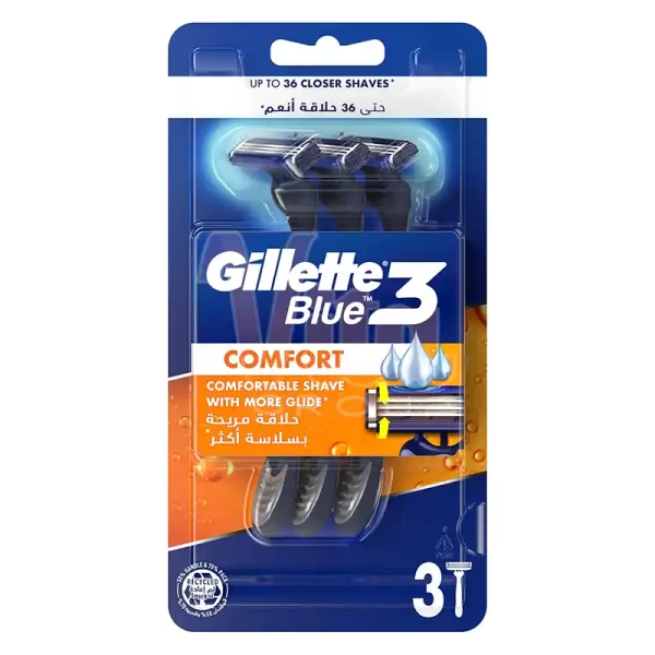 ژیلت اصلاح Gillette Blue3 بسته 3 عددیCOMFORT