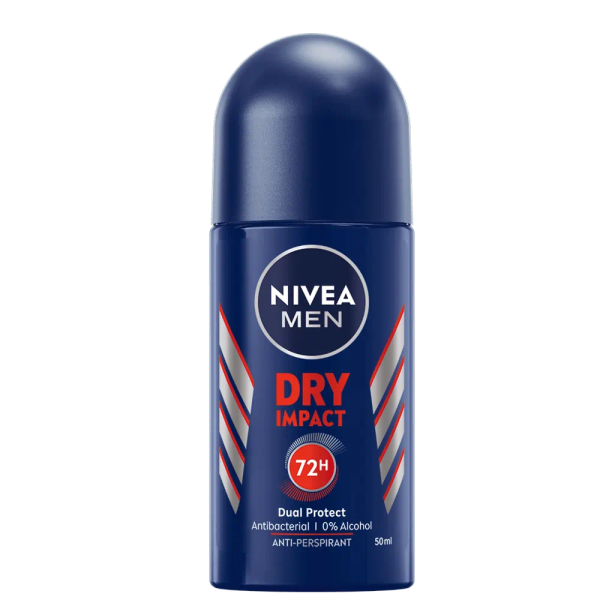 مام رول ضد تعریق مردانه(50ml  NIVEA MEN DRY IMPACT (72 h