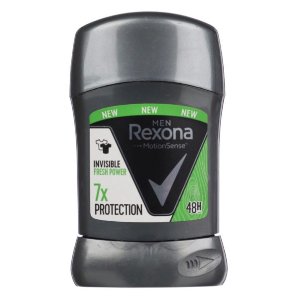 استیک دئودورانت مردانه Rexonaرکسونا مدل INVISIBLE FRESH POWER حجم 50 میل