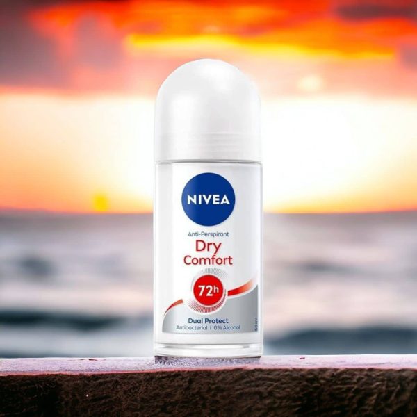مام رول ضدتعریق 72 ساعته نیوآ NIVEA Dry COMFORTمدل درای کامفورت حجم 50 میلی لیتر