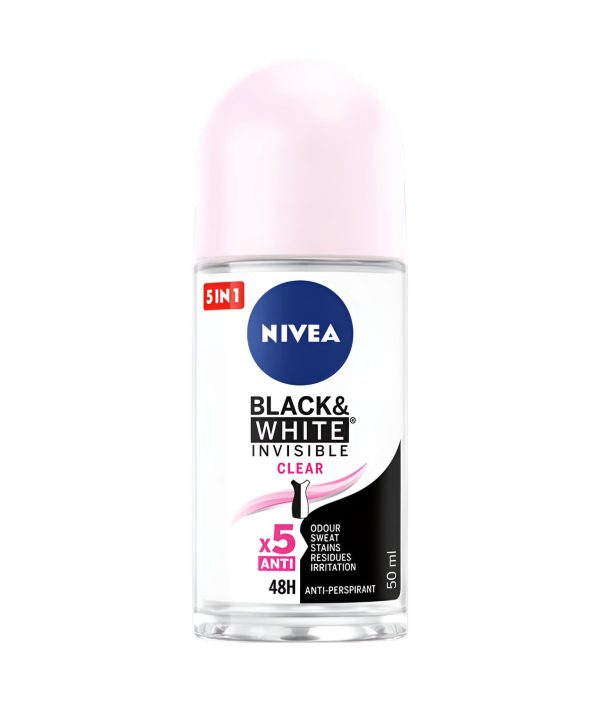 مام نیوا بلک اند وایت کِلیِیر زنانه مدل Black & White( Clear ) حجم72h 50ml