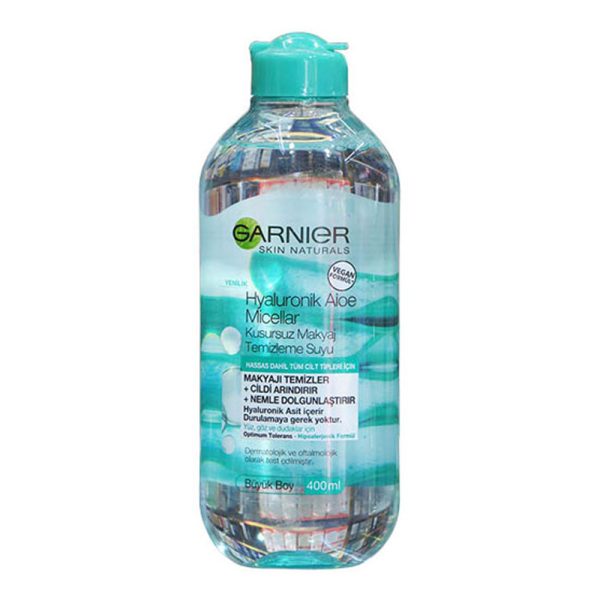 میسلار واتر آلوئه ورا گارنیر Micellar  GARNIERمناسب انواع پوست 400 میل